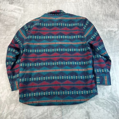 Surf Pendleton Shirt Mens L Multicolor Southwestern Aztec Lined Heavyweight - Picture 19 of 20