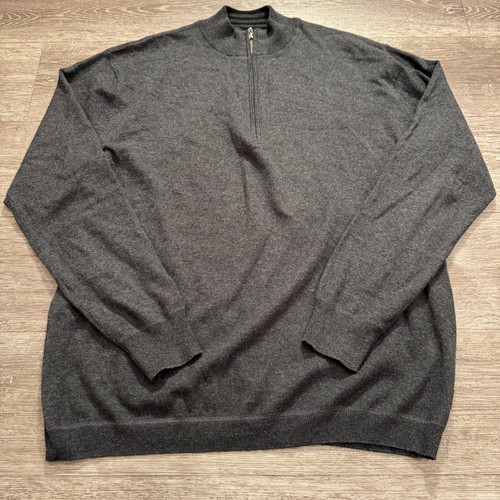 Pull Michael kors quart zip gris coton - XL - Vêtements