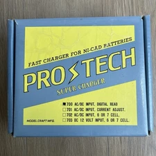 Pro Tech Super Charger 700 Ni-Cad Fast Charger – 15-min Timer – Open Box