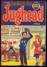Archie's Pal Jughead #1 Nice Pre-Code Golden Age First Issue Comic 1949 VG+