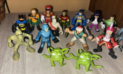 Imaginext Lot DC & Marvel Superhero & More Figures Lot 16 PC