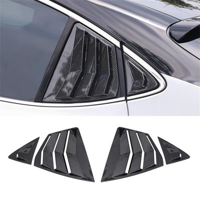 Kohlefaser ABS Ventilation Fenster Scoop Louver Abdeckung Trim für Toyota Camry