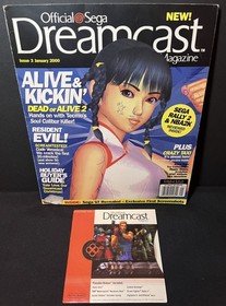 Lot of 8 Official Sega Dreamcast Magazine & 9 Demo Discs 1999-2001