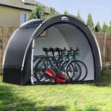 Bike Storage Tent Shed Large Outdoor Waterproof Bicycle Covers Shelter Portable
