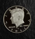 2011 S Kennedy  Half Dollar Gem Silver Proof 90% Silver     Lot 5092