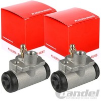 2X Herth+Buss ALU Radbremszylinder Trommelbremse 15,88Mm Hinten Links+Rechts