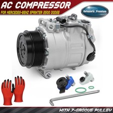 Ac Compressor W Clutch For Mercedes-benz Sprinter 2500 3500 Dodge Freightliner