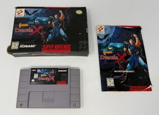 Castlevania Dracula X Super Nintendo SNES COMPLETE CIB (Game Box Manual) *READ*