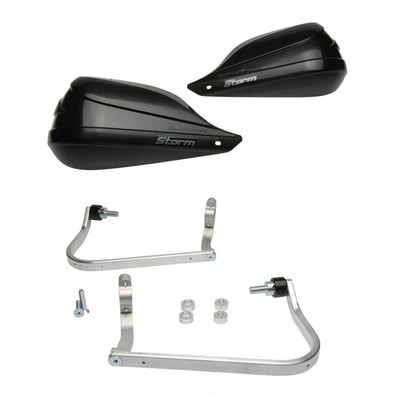 BarkBusters Storm Black Handguard & Fit Kit Triumph Tiger 1050 Sport 2013 - 2021