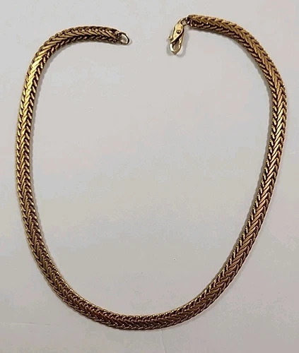 VETEMENTS Unique Chain Design G Plated Choker Necklace 14"