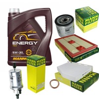 Mann Inspektionspaket 5L Mannol Energy 5W-30 FüR VW Caddy IV Kombi 1.4 TSI 1.2