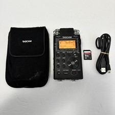 TASCAM DR-100mkII Portable Linear PCM Audio Recorder - Parts or Repair Powers On