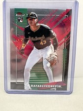 2026 Topps Finest - RARE Rafael Flores Jr Rookie Card - SP. rookie card picture