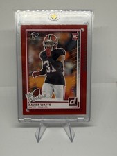 Xavier Watts 2025 Donruss Rookies & Highlights Red /49 Falcons #DRH-48