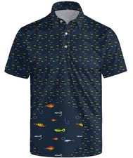 Funny Golf Shirt for Men Funny Golf Polo for Men Performance Polo Shirts Funn...