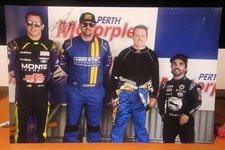 Brock Zearfoss/Rico Abreu/Brad Sweet/Corey Eliason Sprintcar Signed 8x12 Photo 1