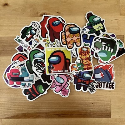 NEW Among Us High Quality Vinyl sticker pack 50 Pieces