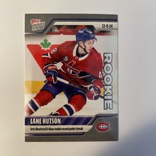 2024-25 Topps Now NHL Stickers #58 Lane Hutson - Rookie