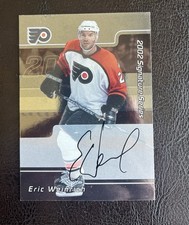 2002 In The Game Signature Series Eric Weinrich Autographed Card - Flyers