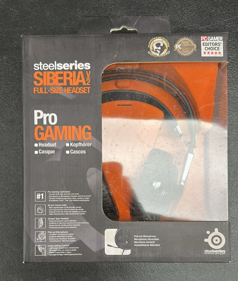 SteelSeries Siberia V2 Full-Size Black Headband Headsets for Multi-Platform - Image 2 of 3