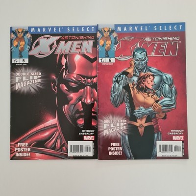 Marvel Select Astonishing X-Men #5 & #6 Double Sized Flip Magazines