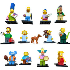 LEGO The Simpsons Minifigures Homer Marge Maggie Lisa Krusty Itchy Mr Burns