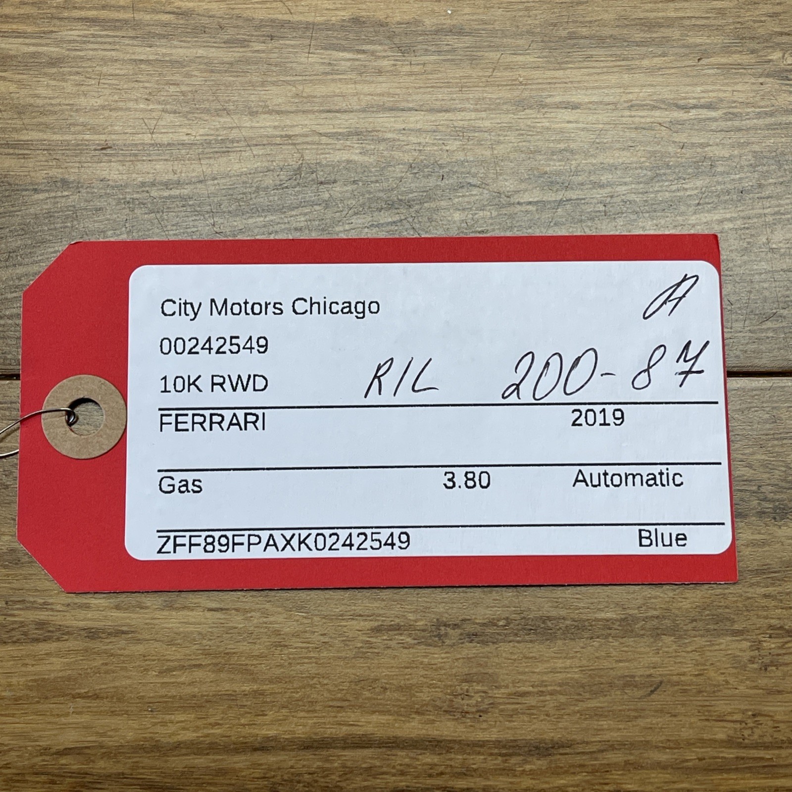 2018-2024 Ferrari Portofino F164 High Pressure Fuel Pump 10K Miles 330624 OEM