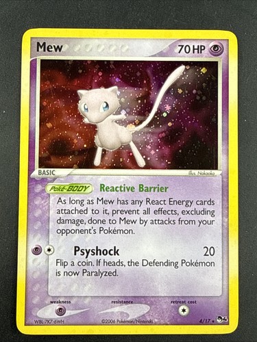 Pokémon Mew TCG 4/17 Pop Series Promos Holo Card LP