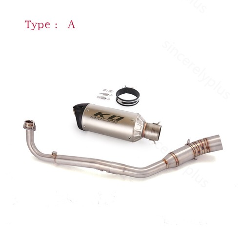 Silenciadores silenciadores tubo de escape delantero para moto Kawasaki Z125 Pro 2017-2023 - Imagen 2 de 8