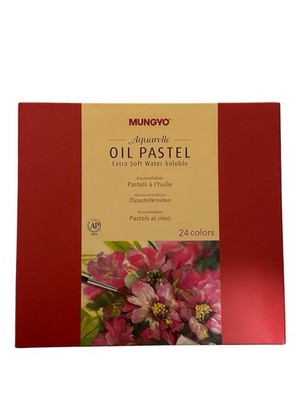 MUNGYO Aquarelle Water-Soluble Oil Pastels   24 Colors