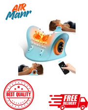 Hugterra Neck Massager 2025, Neck and Shoulder Relaxer with Heat, 3 Modes, Porta