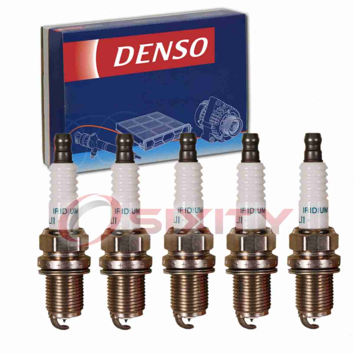 5 pc Denso Spark Plugs for 2004-2006 Volvo S80 2.5L L5 Ignition Secondary  jc