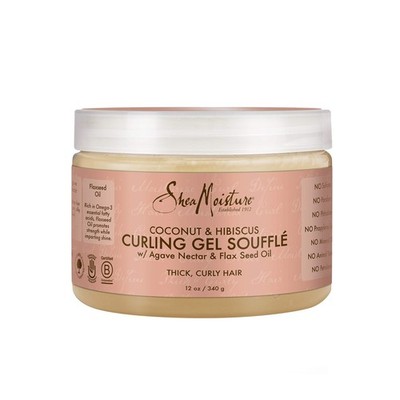 Shea Moisture Coconut & Hibiscus Curling Gel Souffle, 12 Ounce