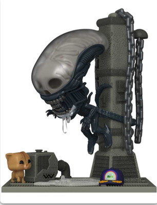 Funko Pop! Deluxe: Alien Xenomorph Hovering with Jonesy Vinyl Figur #1936