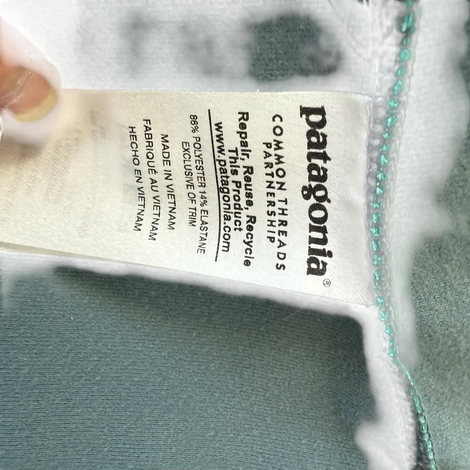 Patagonia Mujer’s Better Suéter Cremallera Completa Chaqueta Verde azulado Talla M Polar Tejido Foto 4 de 4