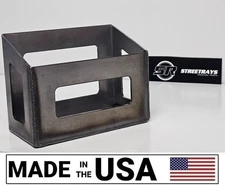 [SR] Chopper Battery Box Tray FOR Motorcycle Custom Bobber Cafe Racer Harley HD