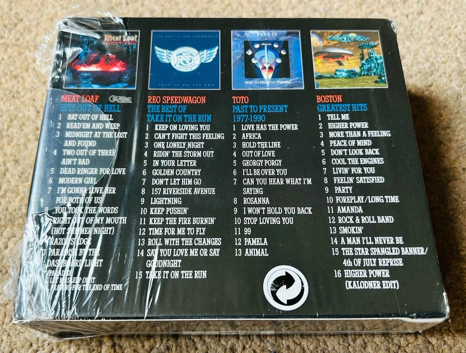 Various – The Rock Box (2011) 4CD NEW SEALED Meat Loaf / Toto / Boston / REO Box Foto 2 de 2