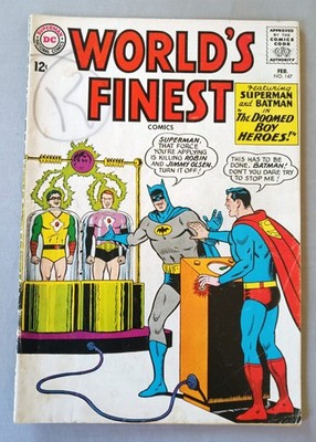 WORLD'S FINEST COMICS #147, SUPERMAN, BATMAN, DC COMICS, SILVER AGE, VG+, 1965