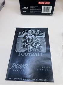 Brutal Sports Football (Atari Jaguar, 1994, Complete in Box, Teque London)