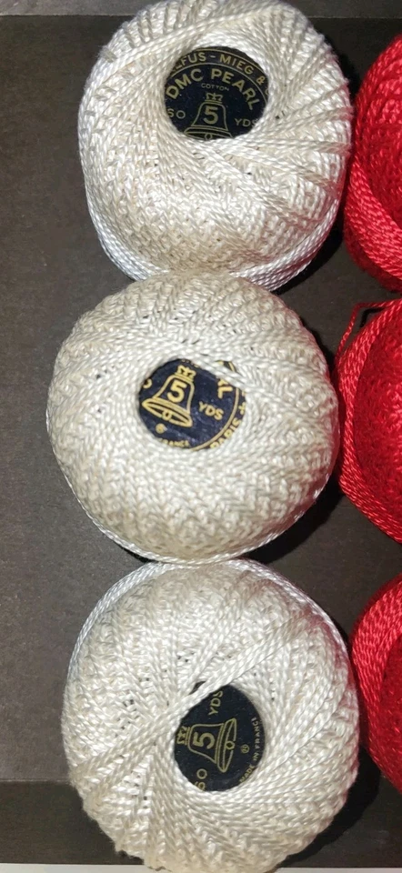 10 DMC Size 5 Pearl Cotton 60YDS Ball Needlepoint Embroidery Thread France - Image 2 of 4