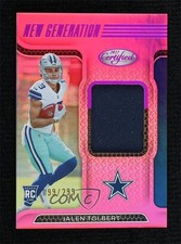 2022 Certified New Generation Jerseys Mirror Pink 99/299 Jalen Tolbert 0wx2