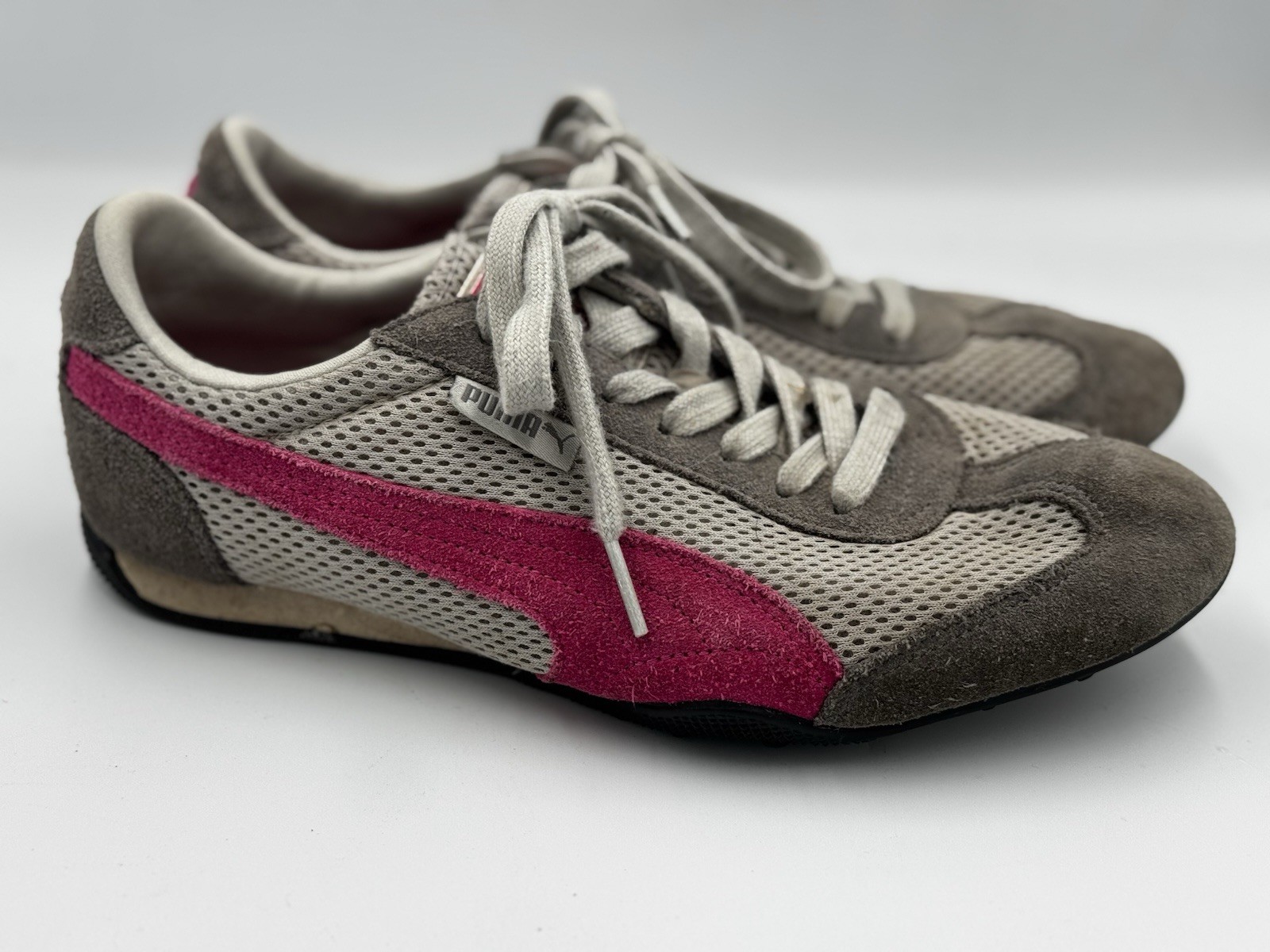 Women&rsquo;s Puma 76 Runner Mesh WN Suede Jogger Athletic Shoe 