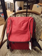 AMERICAN TOURISTER ROLLING DUFFLE BAG LARGE RED 22" NEW W/TAGS GREAT GIFT!