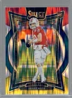 Drake Maye 2024 Panini Select Red and Yellow Shock  Prizm Rookie Card #27