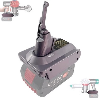 Für Dyson V7 V8 Akku Adapter zu Bosch Professional 18V Batterie Konverter BAT609