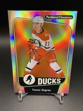 2024-25 Parkhurst Champions - Trevor Zegras #119 Rainbow Foilboard Ducks Flyers