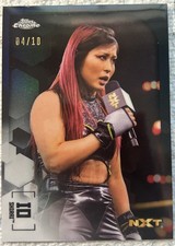 Io Shirai Iyo Sky Black Refractor /10 Topps WWE 2020 Chrome 