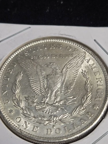 BU-1891-S Morgan Silver Dollar  UNC- FRESH FROM ROLL MS+++