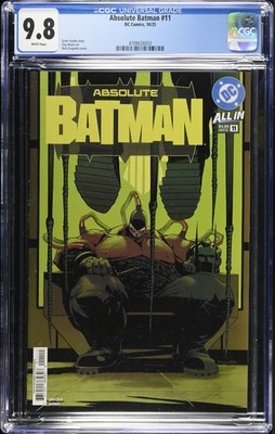Absolute Batman #11 [DC Comics 2025] First Print Cover A CGC 9.8 Snyder Dragotta