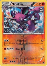 Nidoking 58/116 Rare Plasma Freeze Pokemon Reverse Holo Lightly Played on eBay